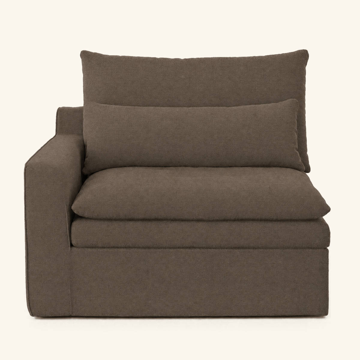 Kahala Corner Left — Brown — front view
