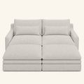 Kahala Daybed — Sand — 86.6 inch — front view