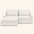 Kahala Sectional — White — 86.6 inch — front view