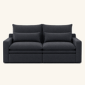 Kahala Sofa — Charcoal — 86.6 inch — front view