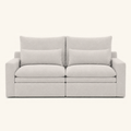 Kahala Sofa — Sand — 86.6 inch — front view