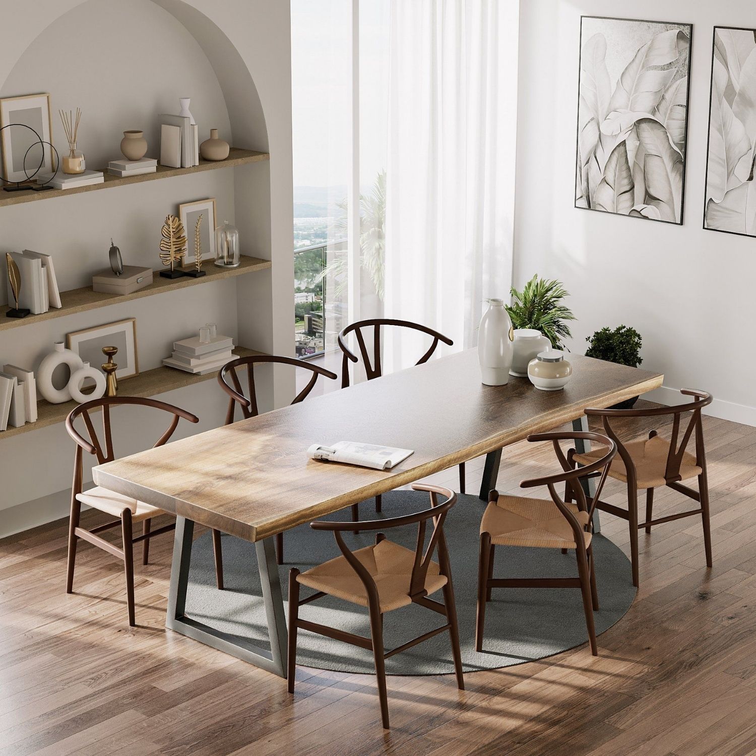 Bali Wood Dining Table