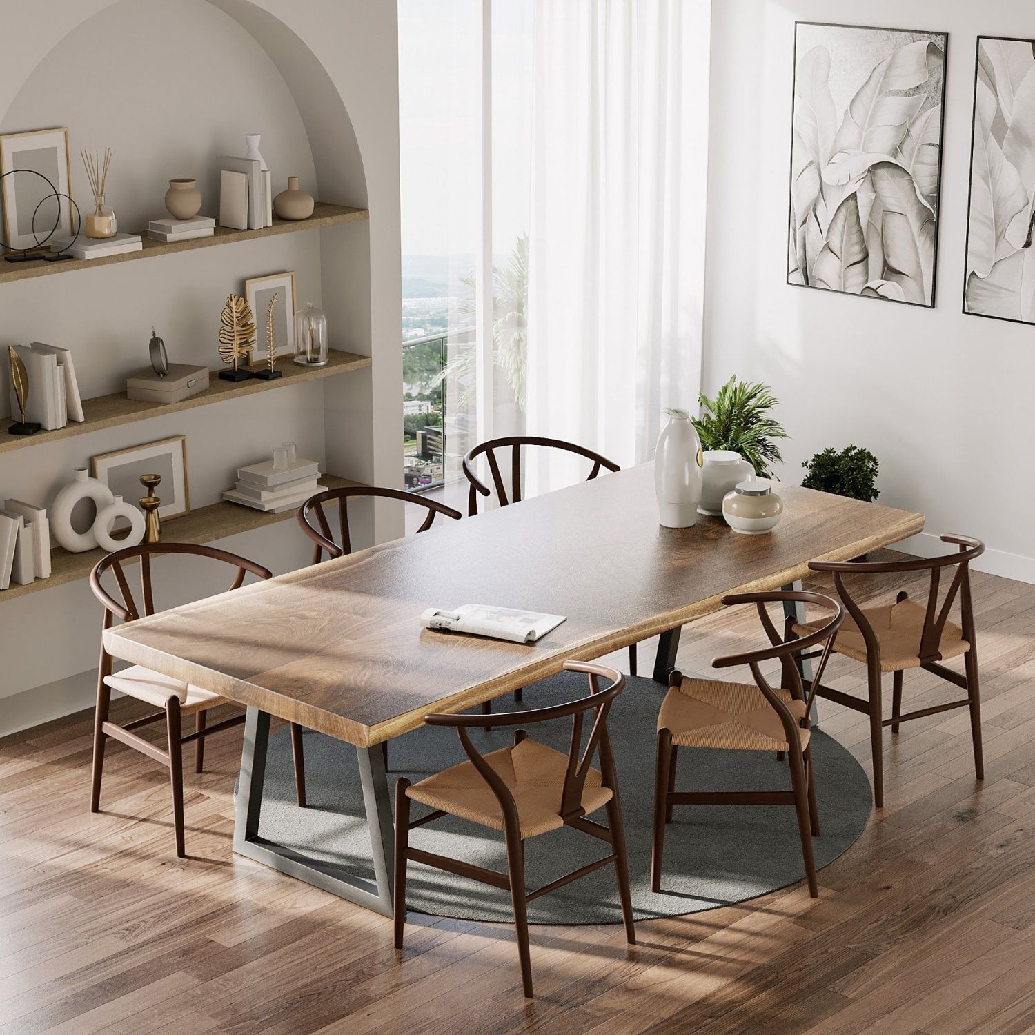 Bali Wood Dining Table