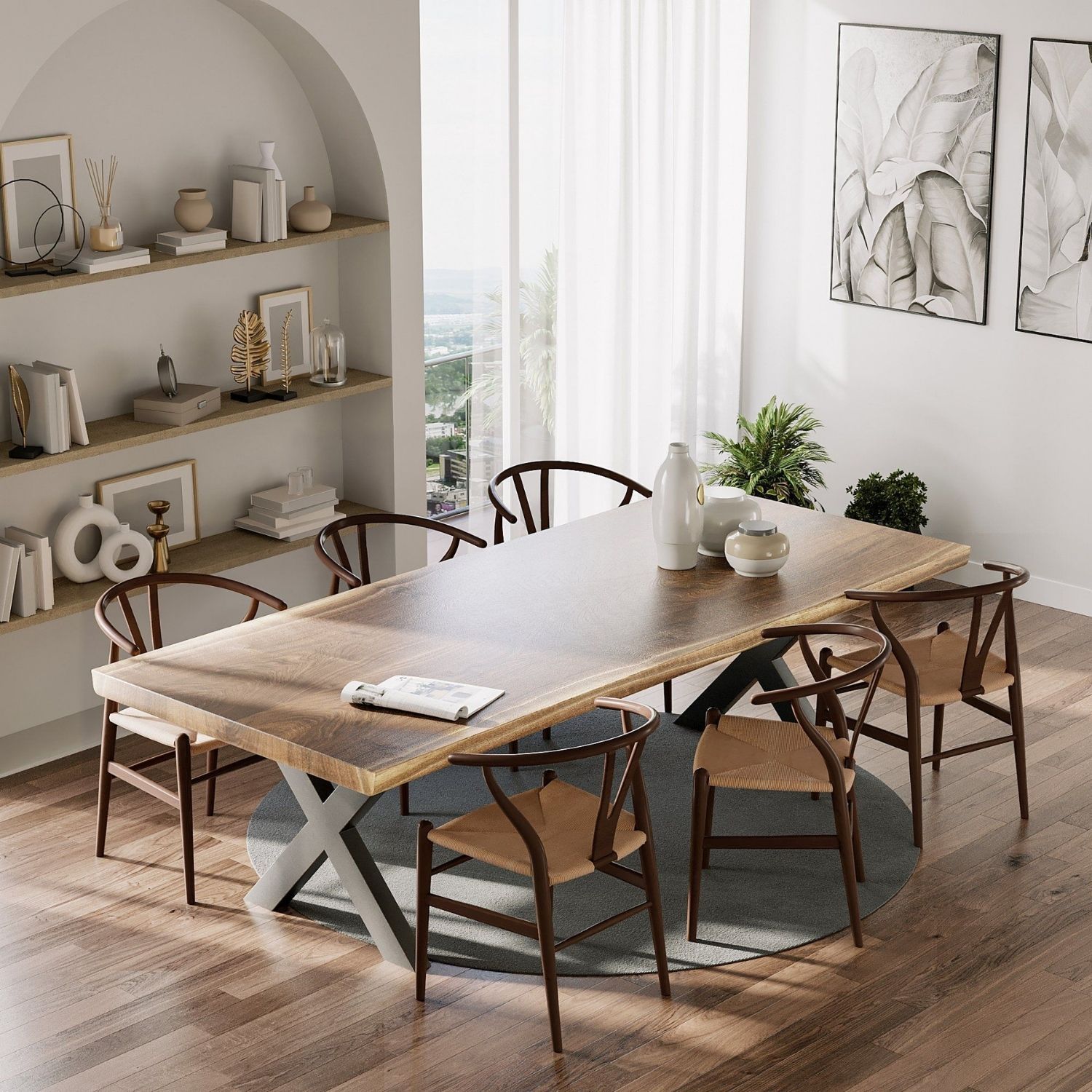 Bali Wood Dining Table