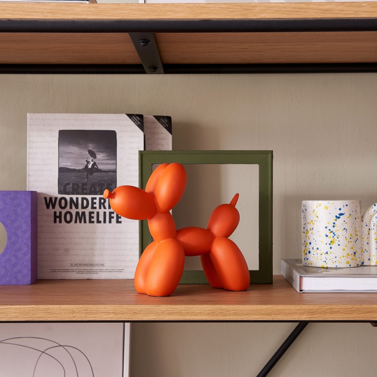 Balloon Dog Accessory Valyōu Furniture Pastel Orange 