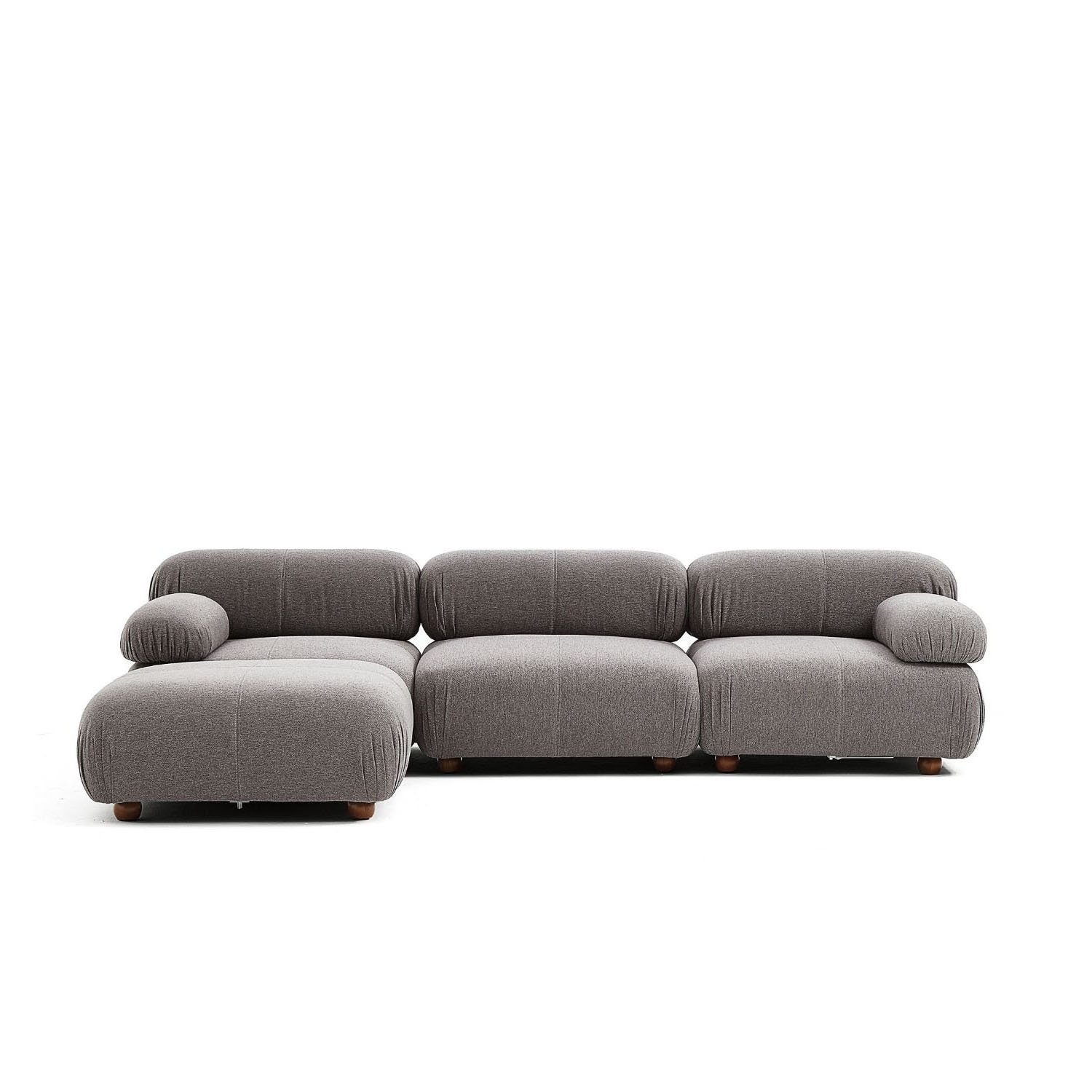 Butterfly sofa with chaise longue