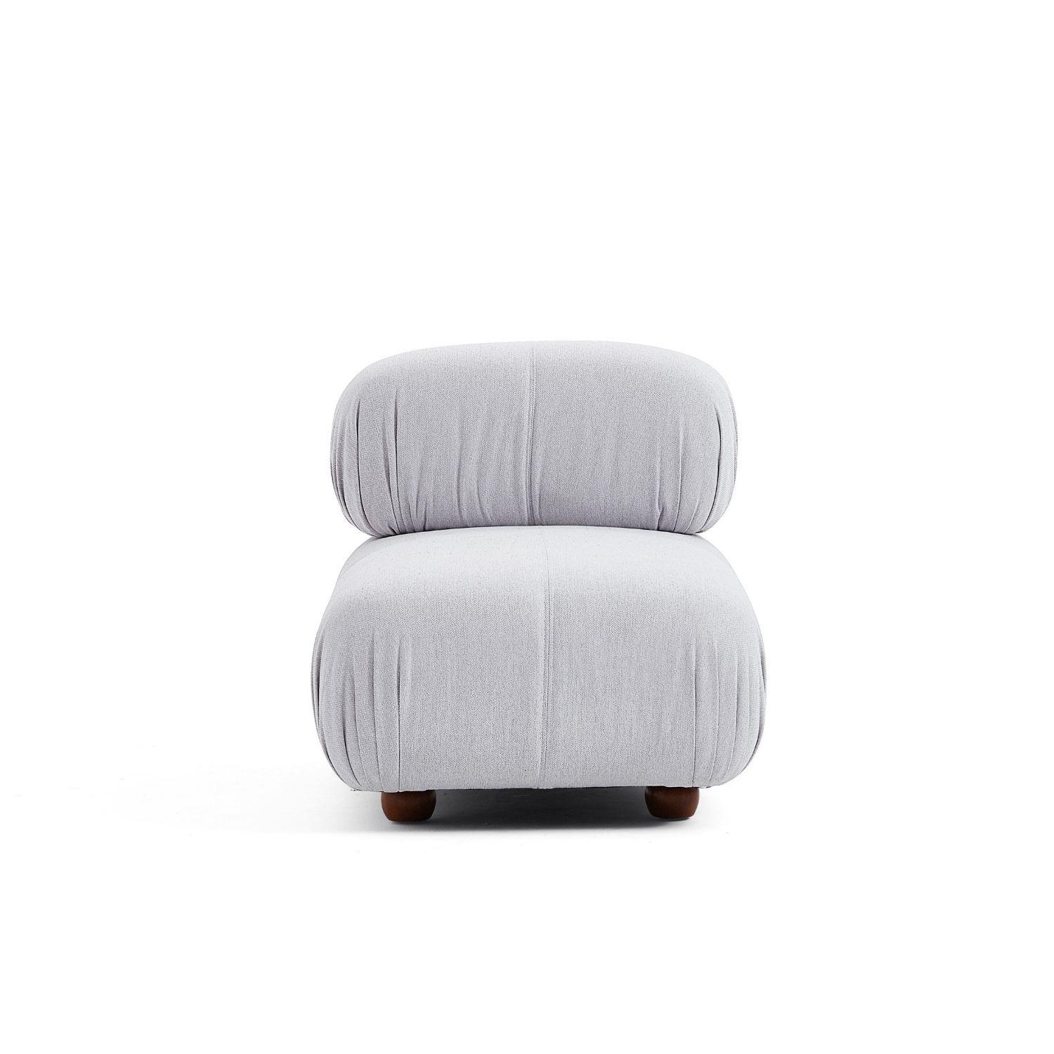 Pebbles Armless Seat Sofa Milozze Linen White Small 