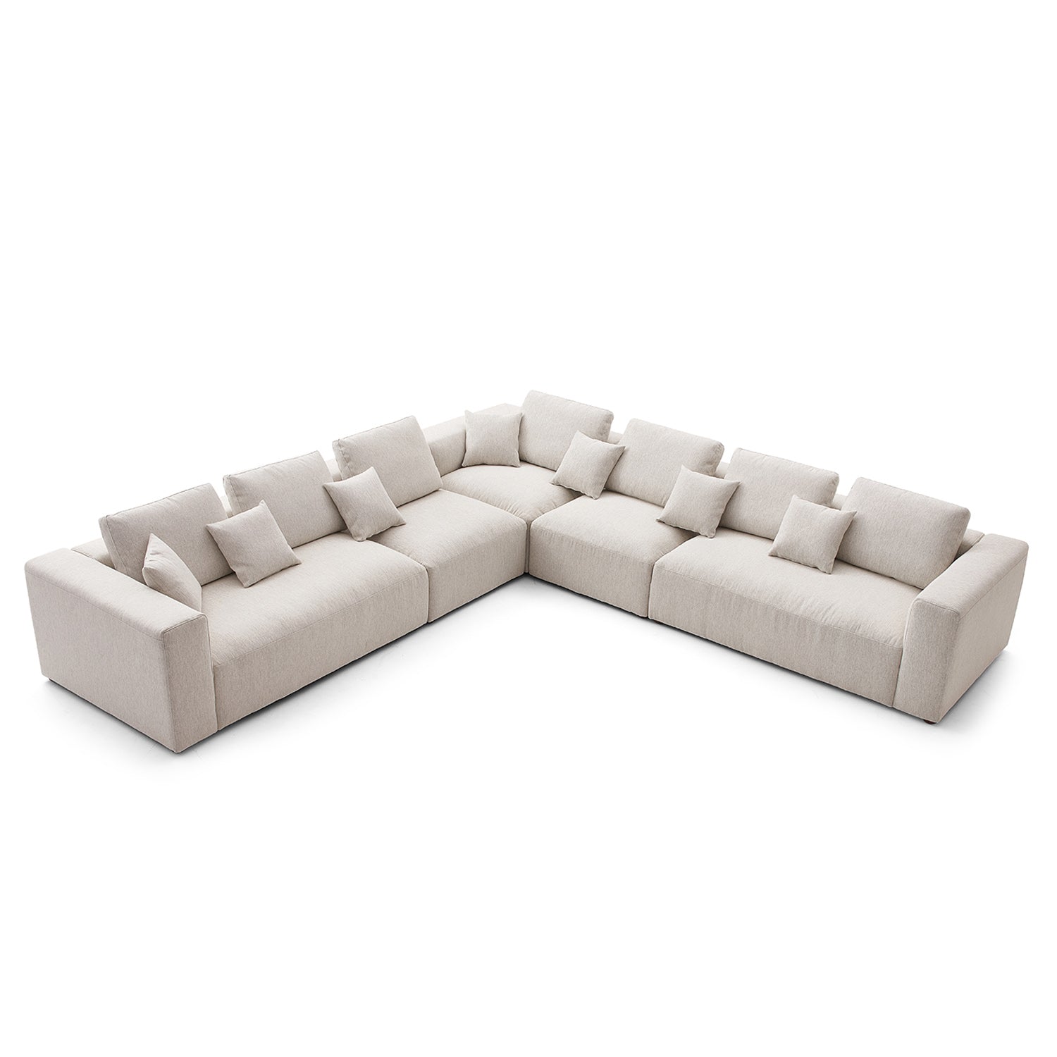 The 5th Closed L Sectional, sectional, Foundry | Valyou Furniture 