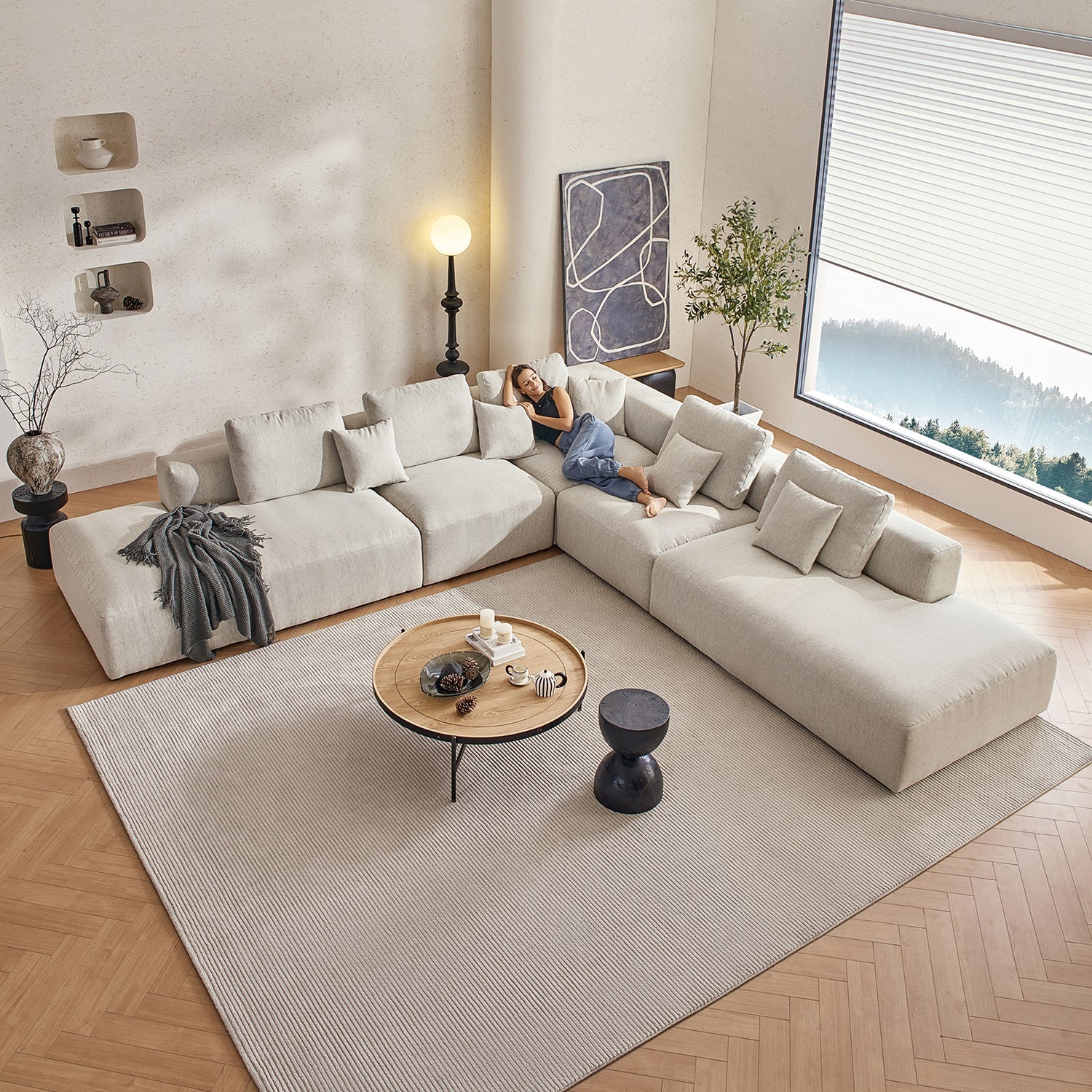 The 5th Open L Sectional, sectional, Foundry | Valyou Furniture 