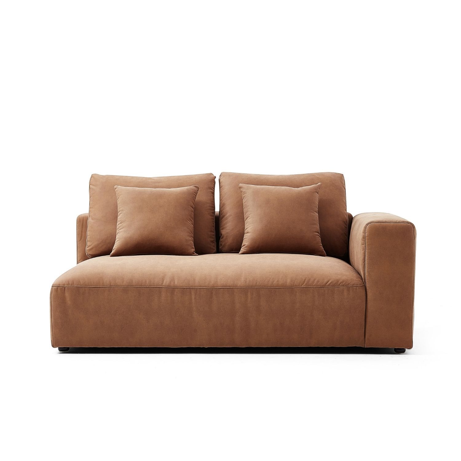 The 5th Side Sofa Sofa Foundry Camel Facing Right 67 Inch
